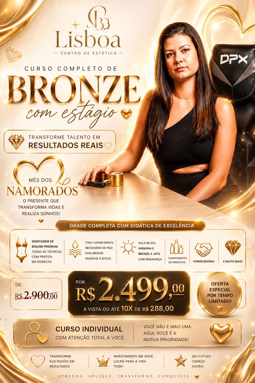 Panfleto Oficial Curso Completo de Bronze com Estágio