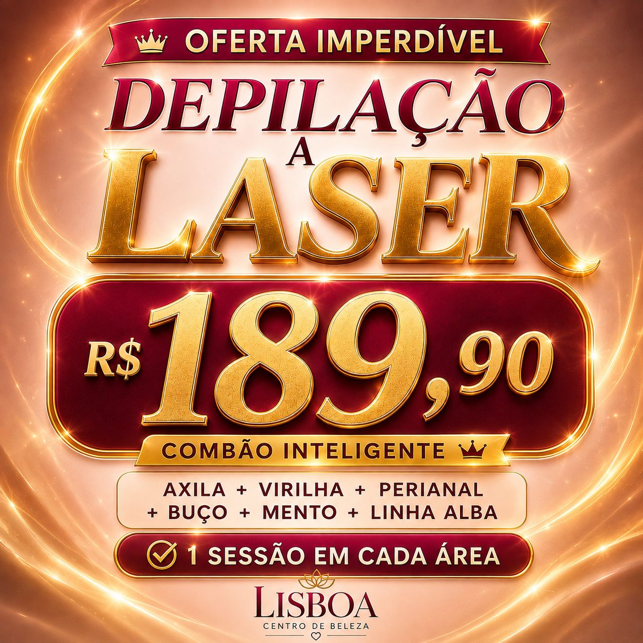 Panfleto Oficial Combão Inteligente Laser Acrus - 6 Áreas